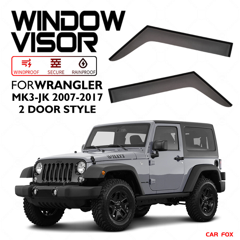 Suitable for Jeep Wrangler Window Visor Jeep Wrangler Jk Jl Window Visor