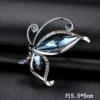 Advanced brooch from pearl, elegant fashionable sophisticated classic suit jacket, universal pin, swan, high-quality style, wholesale