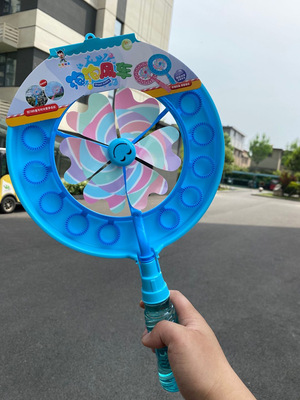 Bubble windmill Bubble Toys Same item hold Bubble Porous Cartoon Colorful Bubble Stick