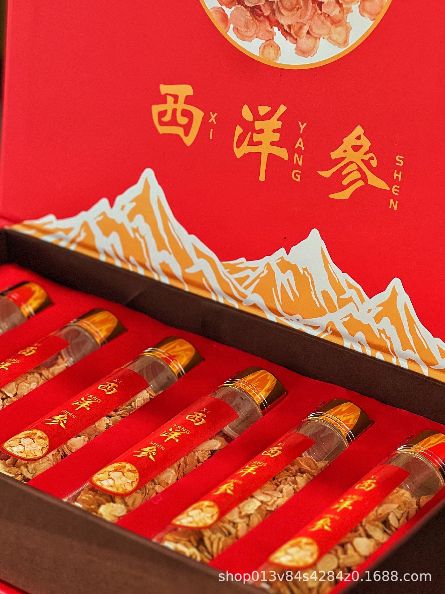 American Ginseng Slices 6mm Large Slices 90g Gift Box Jilin Changbai Mountain New Year Gift for Elders preparation