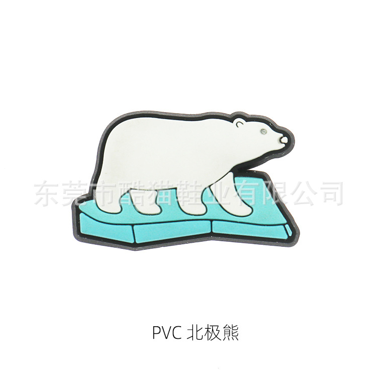 Nuevo estilo agujero zapatos flor lindo zapato hebilla carlochi zapatos accesorios dibujos animados agujero zapatos decoraciones accesorios animal mundo