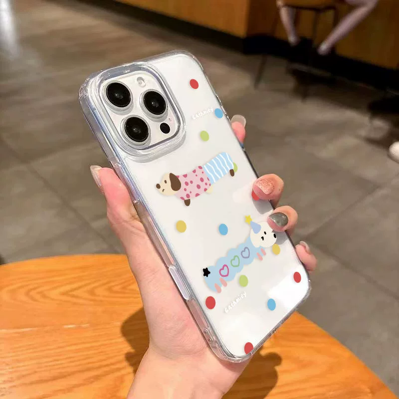 Чехол для телефона с рисунком «камеры/мультфильм», совместим с iPhone 16, 16 Pro Max, 14