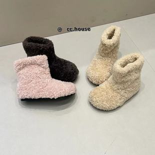 ���С����~��ů5cm�����߲�����Ь��ëë��ѥŮ�ӽq�Ӻ��ѩ��ѥ