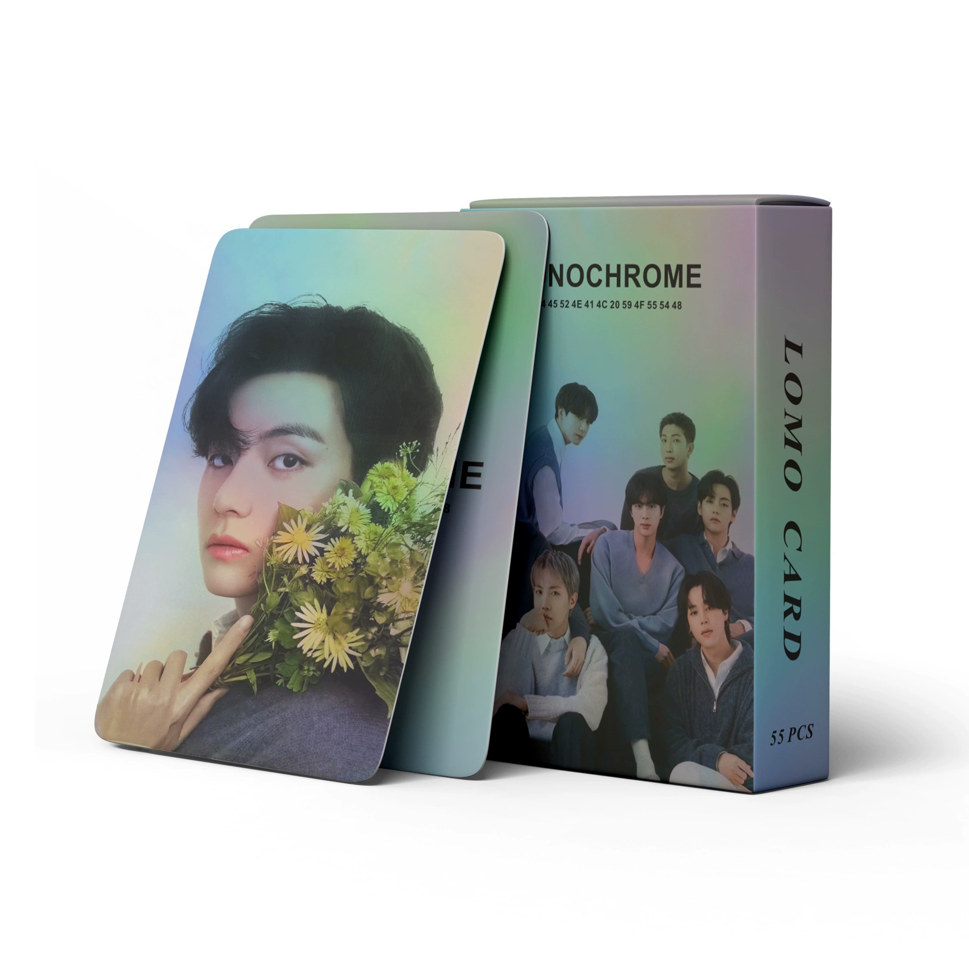Кроссборс горячая точка Bulletproof MONOCHROME POP UP маленькая карточка ЛоМО карта JKPOP периферия LOMO карта