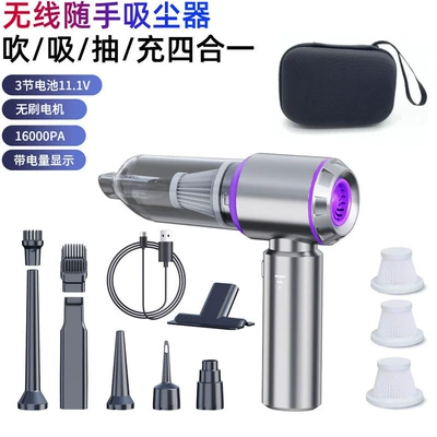 Hair Dryer Handheld Mini Home | Tozsoranlar - brushless-three-speed-adjustment-with-power-display111v-silver-purpletype-c-charging15003-filter-elementspackage