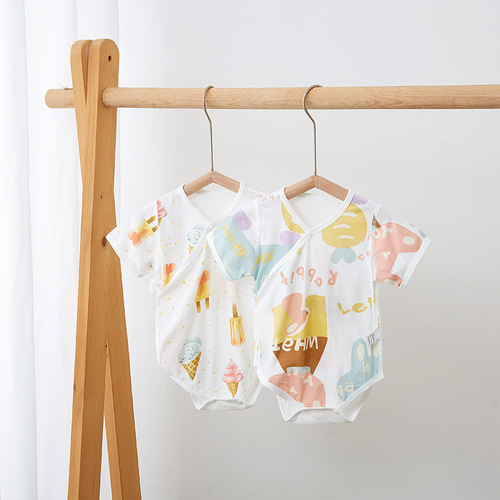 Baby Pajama Set Cotton Bodysuit Newborn Summer Outfit Girl Baby Pajama Set Cotton Bodysuit Newborn