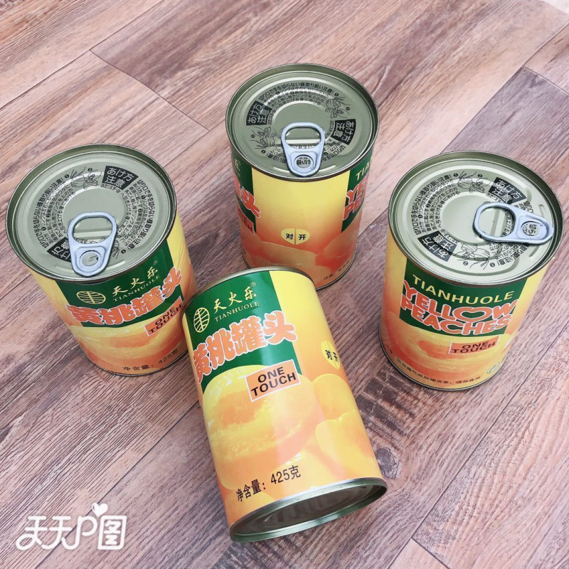 【4캔】황도통조림 4캔~돈 절약 킹 프라이드 플러스