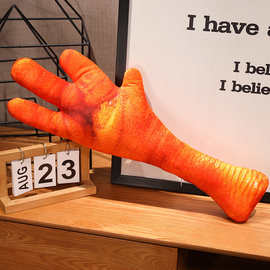 仿真鸡爪抱枕毛绒玩具搞怪礼物装饰个性