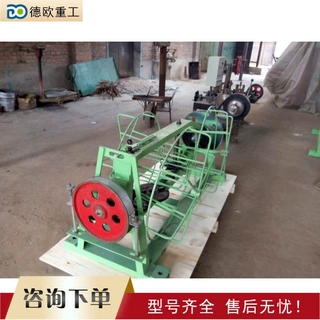 镀锌铁丝刺网机 双股刺绕丝绳网机 正反拧绳金属钢丝拧网机