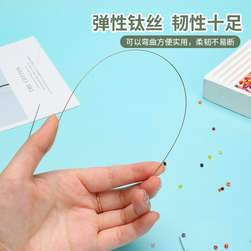 Venta directa de fábrica Aguja de apertura intermedia Aguja de enhebrado Aguja de orificio medio Aguja de enhebrado Aguja de enhebrado Collar de bricolaje