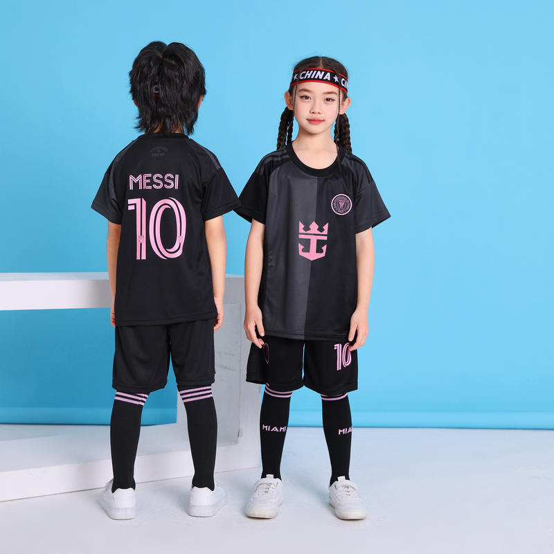 Jornada de fútbol infantil para niños Messi Ronaldo camiseta de escuela primaria niñas uniformes de entrenamiento de clase impresa