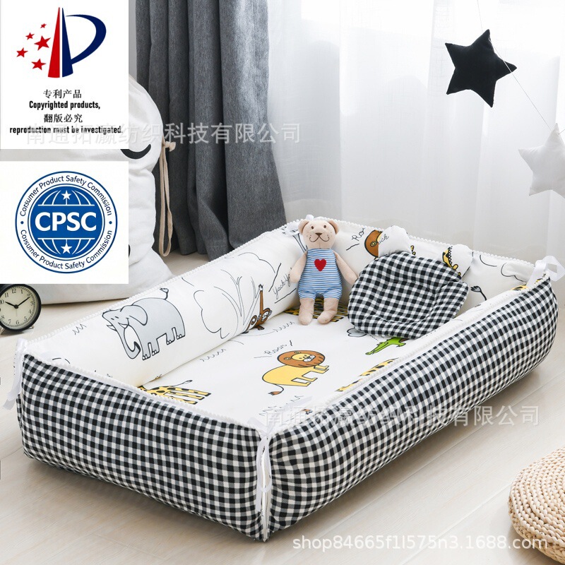 Cross-Border Baby Crib, Movable Portable High-Side Protective Baby Bed, Nursing Parent-Child Bed, Anti-Pressure Sleeping Bed Cross-Border Baby Crib, Movable Portable High-Side Protective Baby Bed, Nursing Parent-Child Bed, Anti-Pressure Sleeping Bed