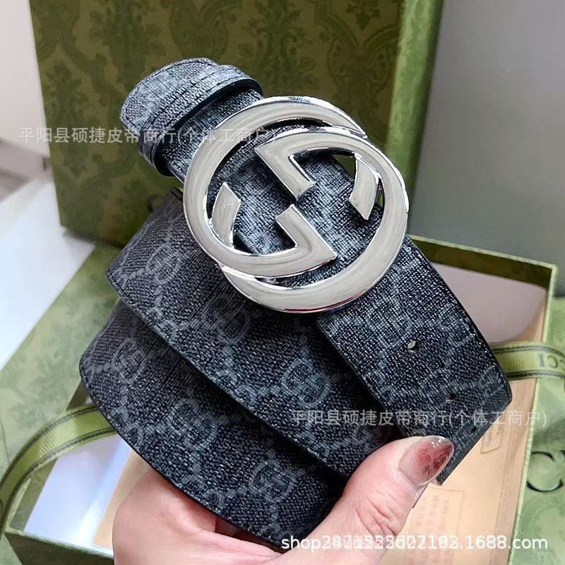时尚百搭潮流爆款双G布纹男士腰带青年学生韩版装饰带男跨境批发|undefined