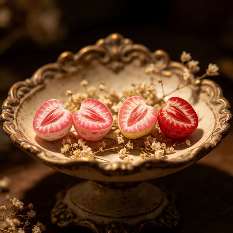 Miniature Creative Half-Cut Fruit Cute Pieces DIY Accessories Blind Bag Mini Keychain Pendant Miniature Creative Half-Cut Fruit Cute Pieces DIY Accessories Blind Bag Mini Keychain Pendant