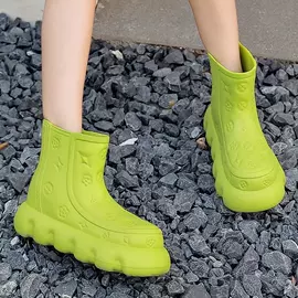 厚底拖鞋;平底拖鞋;男式一字拖