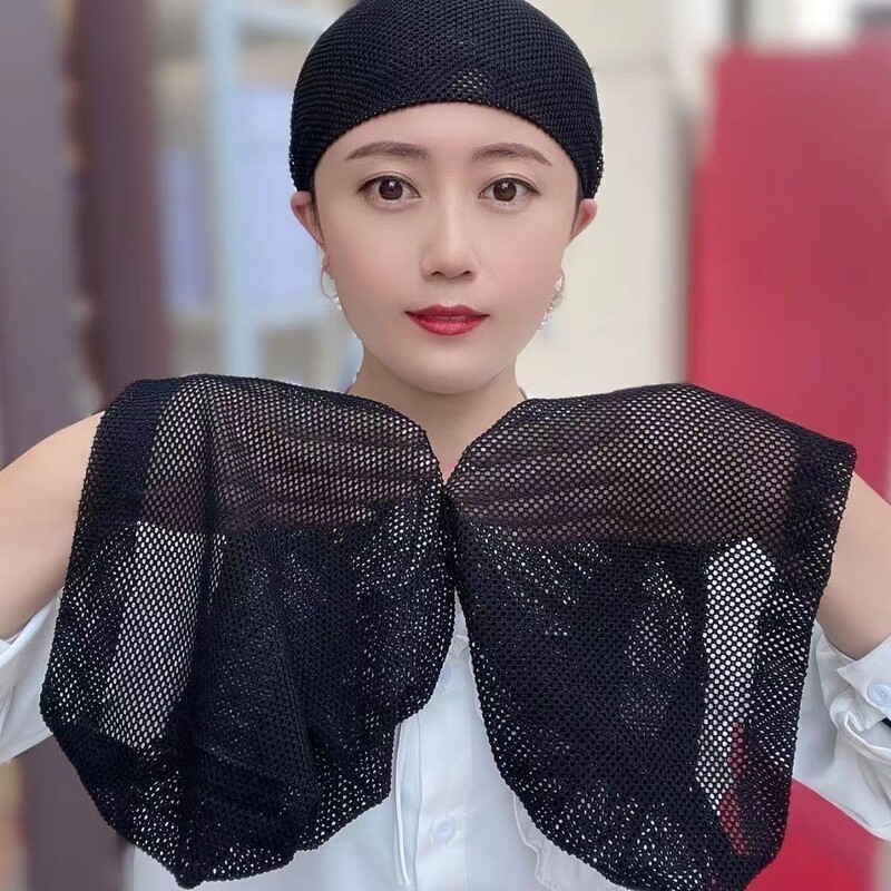 Hui Mesh Scarf Base Cap Moose Hair Cover Sun Protection Home Mother Cap Headscarf Cover Hat Hui Mesh Scarf Base Cap Moose Hair Cover Sun Protection Home Mother Cap Headscarf Cover Hat