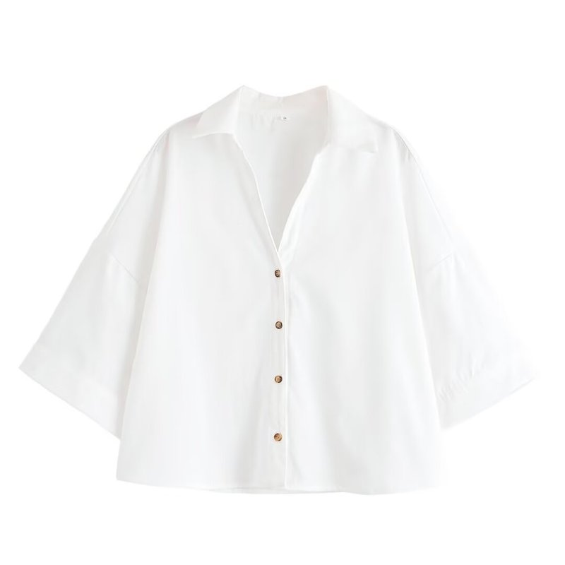 ZR 外国貿易卸売ヨーロッパとアメリカンスタイルの婦人服ファッションシンプルなシャツカジュアルショーツ 8372226 8372444|undefined