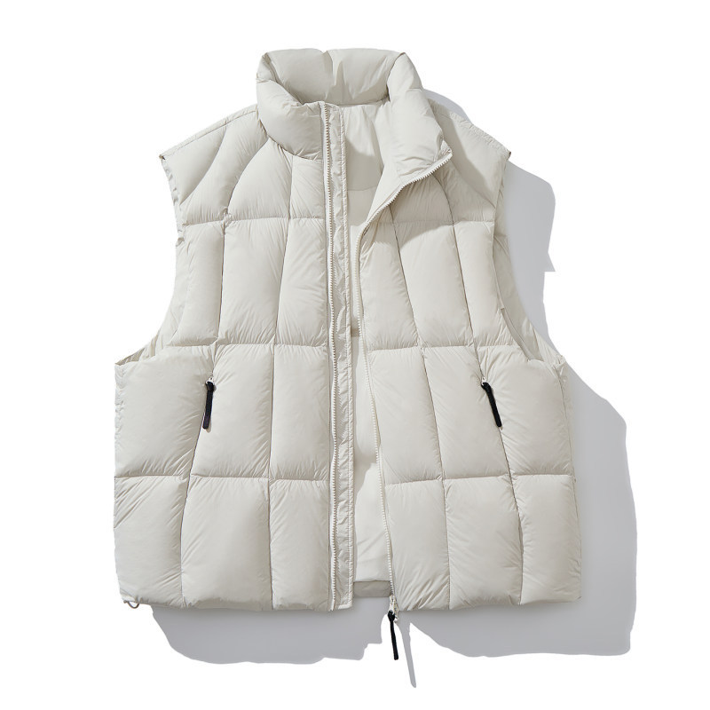 Designer Style Wutong Youyu 2026 Winter New White Duck down Unisex Couple's Thickened down Vest Trendy