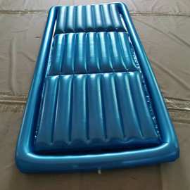 PVC双人水床垫单人双人水床充气泡泡床垫携带方便便携充气床