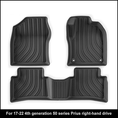 4TPE car floor mats are suitable for Toyota Prius models with US steering wheel, applicable to right-hand drive 221750
