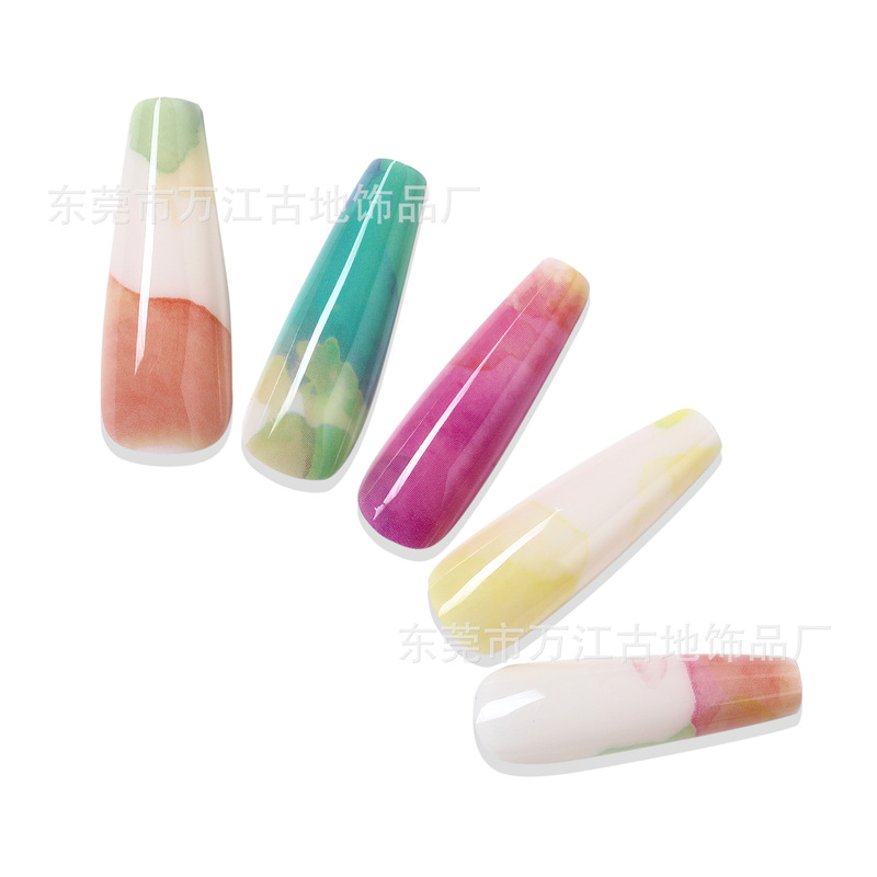 24 Pieces of Export Export Ballet Nails, Smudged Wearable Nails, Dunhuang Feitian, Professional Producer of Fake Nails 24 Pieces of Export Export Ballet Nails, Smudged Wearable Nails, Dunhuang Feitian, Professional Producer of Fake Nails