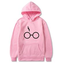 跨境可印LOGO哈利波特学校Harry Potter学院风徽章连帽休闲卫衣女