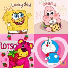 ✅卡通动漫十字绣派大星2025新款线绣客厅卧室儿童房小件简单新手