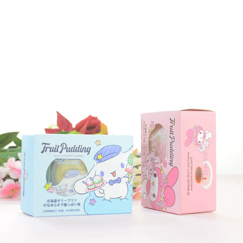 Fruit Pudding Powder (Ai Yi Ke) 36 g ×2, Window Gift Box, Blue or Pink Packaging