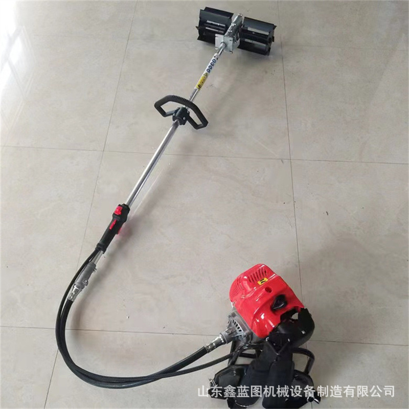 现货供应省油耐用侧挂式汽油割草机 四冲程背负式蔬菜地松土机