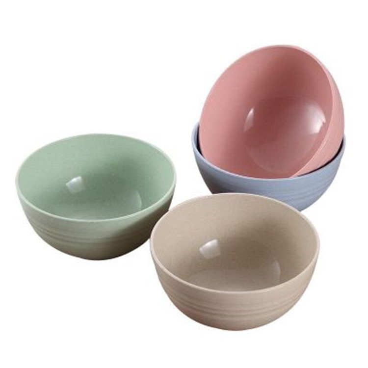 Paja DE TRIGO 6 pulgadas tazón grande hogar 15cm tazón de arroz tazón de sopa japonesa tazón de plástico engrosado tazón de fideos instantáneos tazón transfronterizo