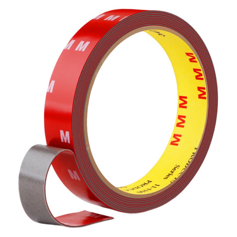 Adhesivo de doble cara de acrílico gris adhesivo de espuma resistente a altas temperaturas impermeable cartelera adhesivo de doble cara al por mayor adhesivo de doble cara