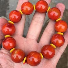 厂家大量批发战国红玛瑙手串，送家人送朋友量大从优