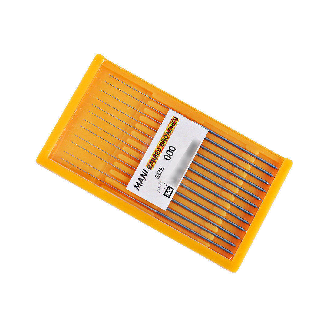 Material dental Mani Mani aguja dental de algodón sonda dental sin Mango aguja nerviosa con mango aguja de extracción de médula ósea aguja de lavado de médula ósea Lima oral