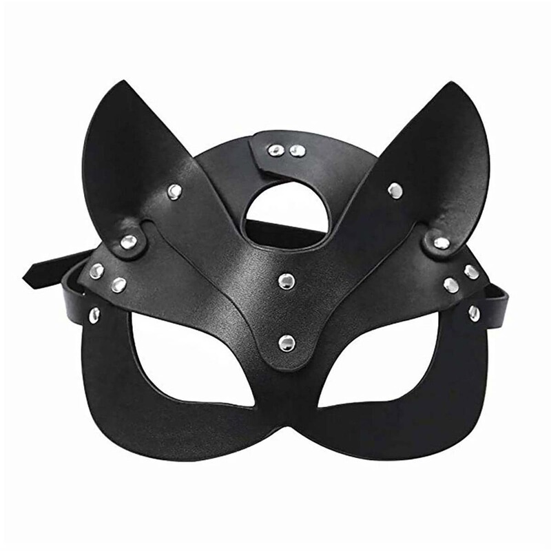 Cross-Border Export Adult Sex Toys Sm Dance Fox Mask Leather Mask Training Sexy Sm Props Eye Mask