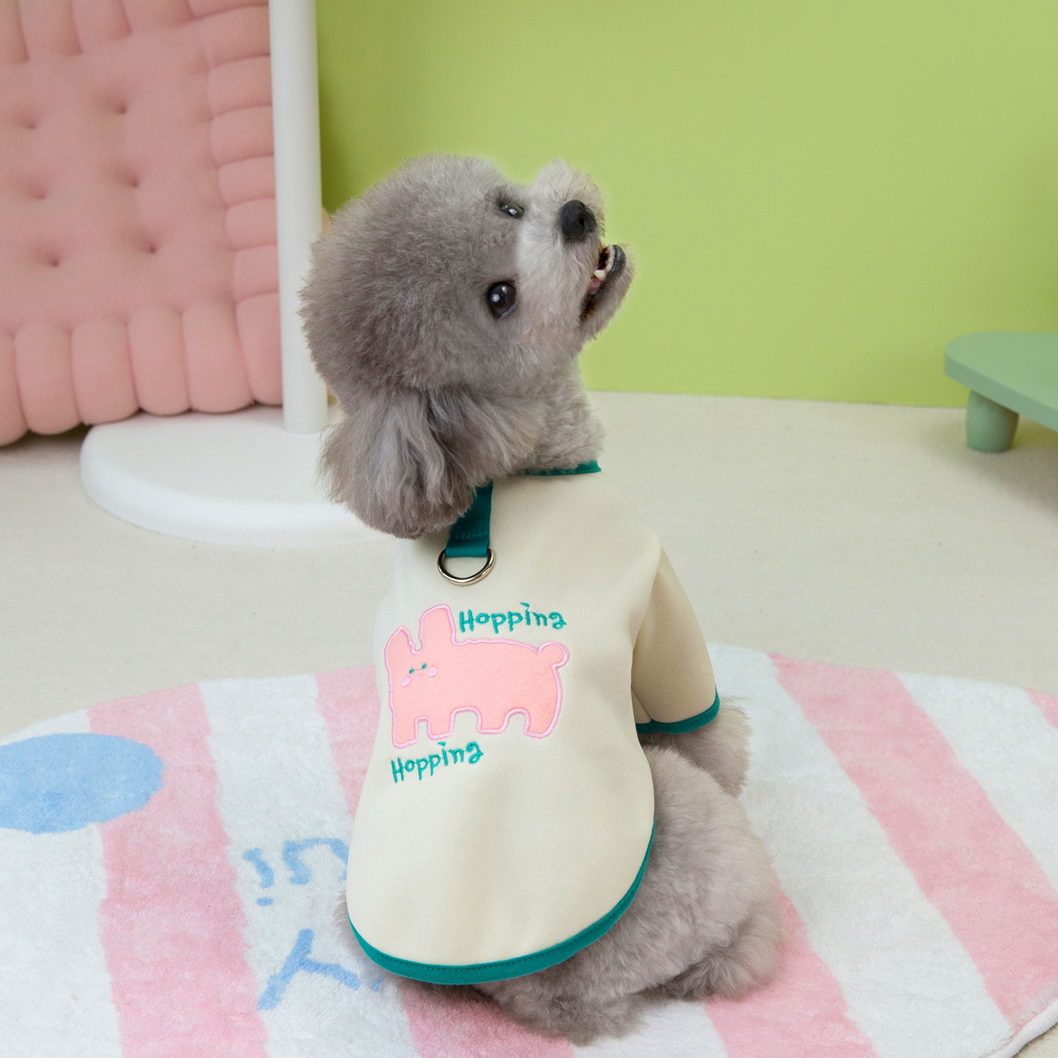 2024 primavera y otoño ropa de invierno de dos patas de dibujos animados ropa de mascotas gatos Teddy perros ropa de perro al por mayor transfronteriza