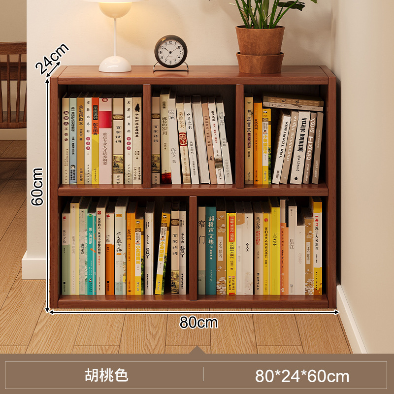 Estante de libros sala de estar estante de almacenamiento estante de escritorio de piso estante de almacenamiento de dormitorio hogar estante de almacenamiento de pared simple estante de cuadrillas multicapa