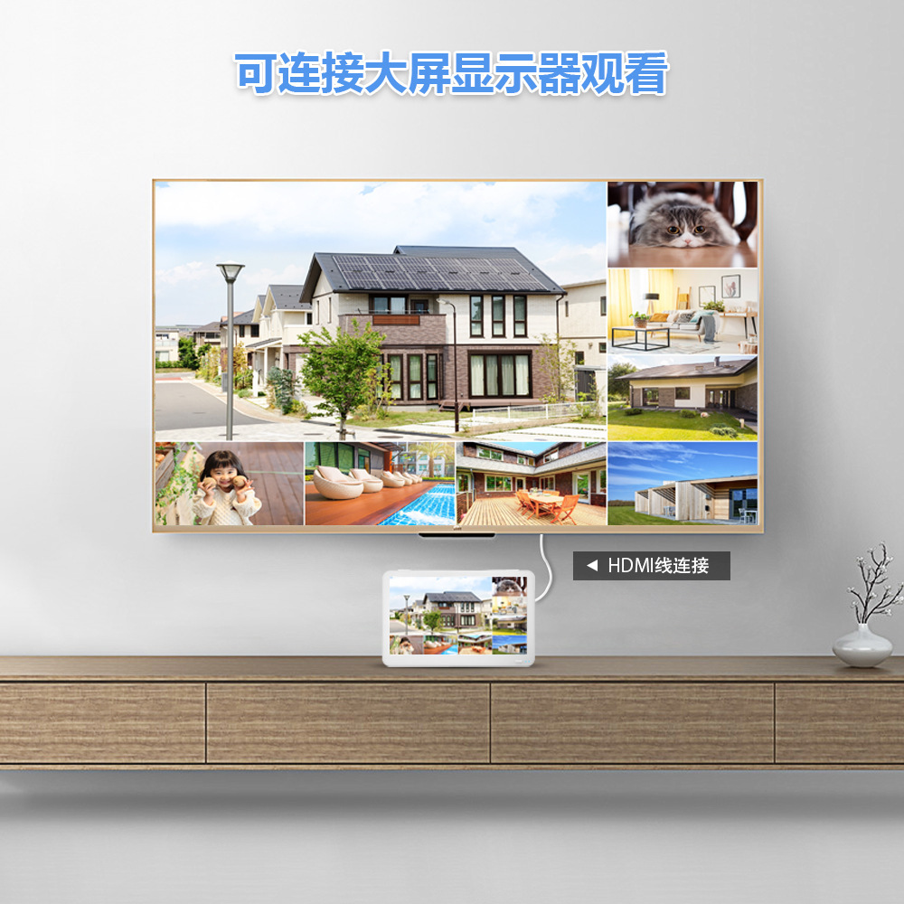 8-Channel WiFi NVR ONVIF Home Surveillance System