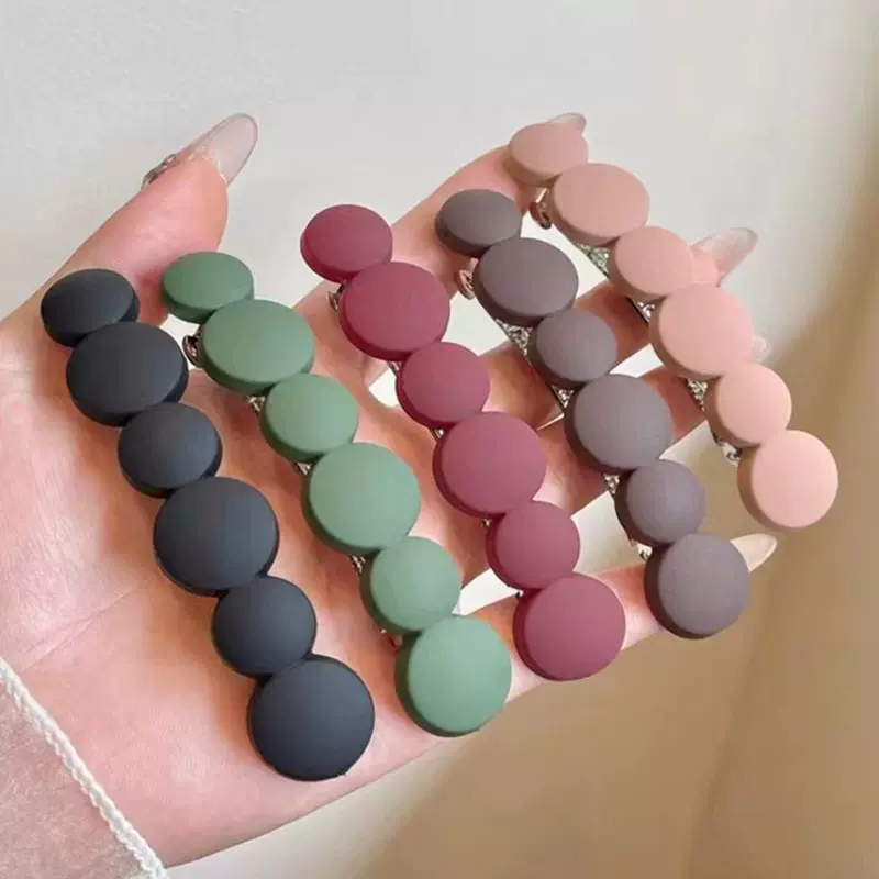 2024新款潮流懒人刘海夹编发神器发夹女短发简约碎发发卡头饰批发