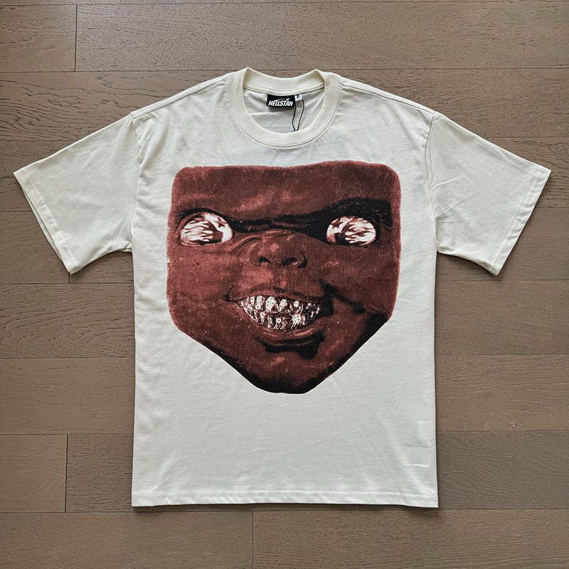 新型美潮Hの星シリーズプリント双紗純綿カジュアル男女夏カジュアルゆったり半袖tシャツ|undefined