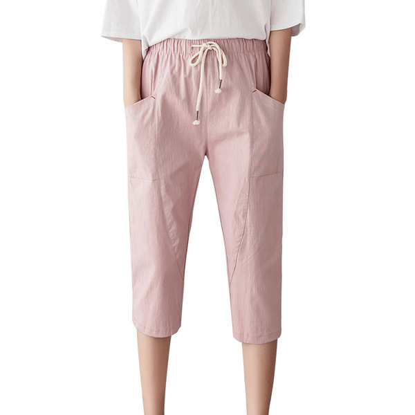 Cotton summer thin trousers