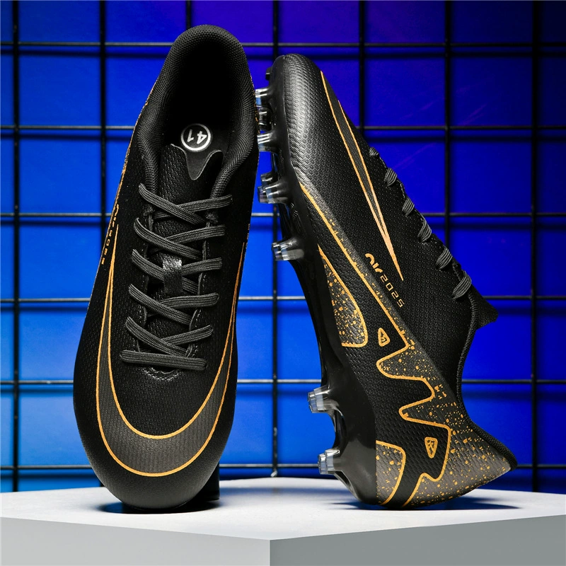 Трансграничные высокие футбольные туфли для мужчин и женщин