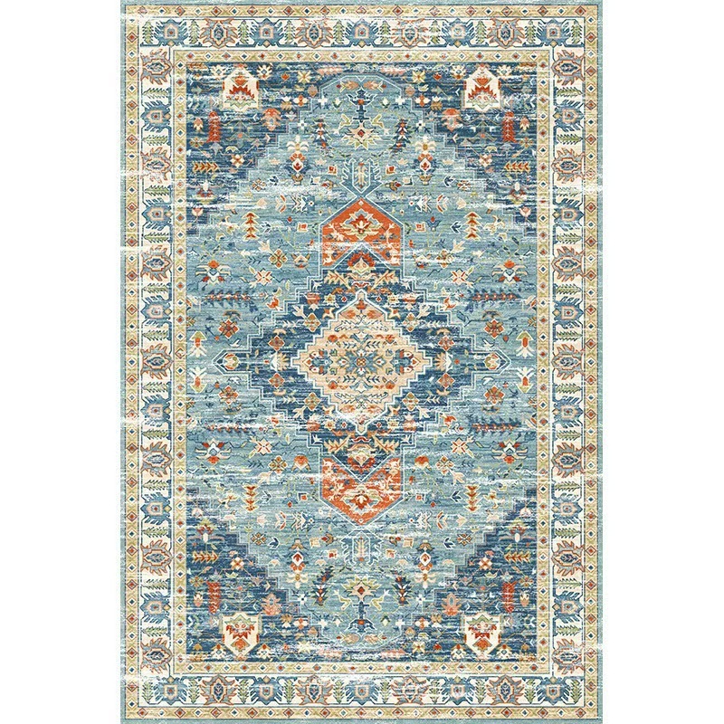 ALI6 厚みのある模造カシミヤカーペットアメリカンレトロエスニックスタイルリビングルームコーヒーテーブルブランケットモロッコベッドルームベッドサイドブランケット|undefined