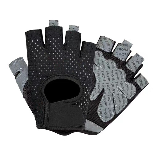 Half Finger Men's and Women's Gym Fitness Yoga Anti-Slip Anti-Callus Cycling Breathable Mesh Outdoor Camping Fitness Gloves