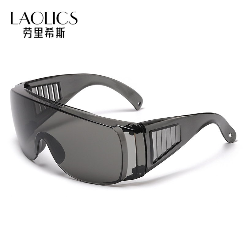 ルーバーゴーグル衝撃防止透明飛沫防止ゴーグル飛沫防止砂飛び防止ほこり防止メガネ