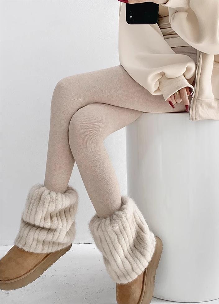 Scaldamuscoli autunnali e invernali, stivali da neve, calzini Y2k, calzini caldi in pelliccia, coprigambe in pelo spesso, calzini caldi in pelliccia sintetica per ragazze sexy_voghion.com