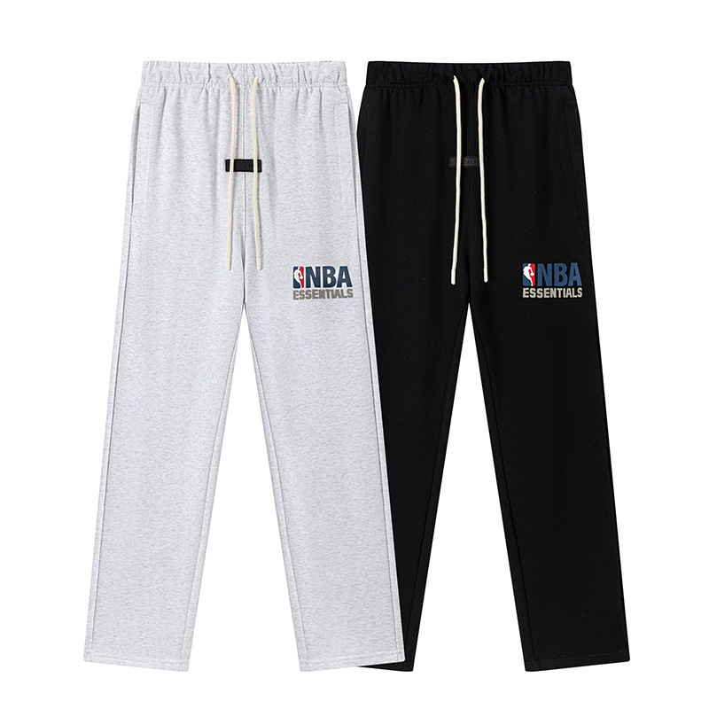 Cross-Border Fear of God Multi-Thread Essentials Co-Branded Nba Trendy Brand Straight Sports Casual Pants