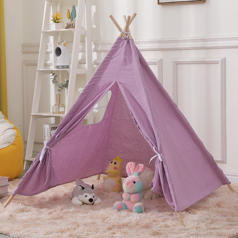 印第安儿童帐篷孩室内游戏屋小房子公主城堡户外野餐郊游帐篷天幕