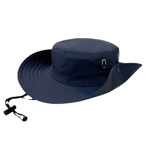 Summer New Thin Large Brim Waterproof Sun Hat Breathable Quick Dry Fisherman Hat Outdoor Fishing Men's Hat Wholesale