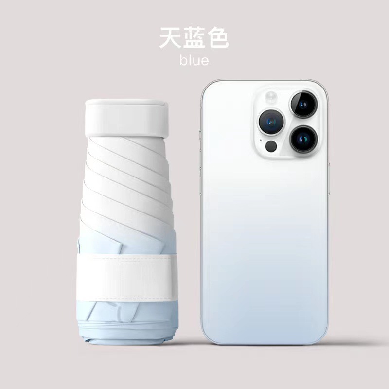 Seis veces color degradado azul