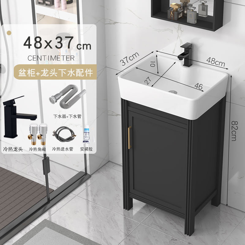 Gabinete de piso 48x37cm + grifo